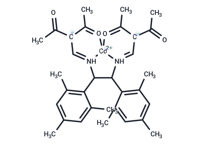 化合物 (1R,2R)-N,N'-Bis(2-acetyl-3-oxo-2-butenylidene)-1,2-dimesitylethylenediaminato cobalt(II)|T67327|TargetMol