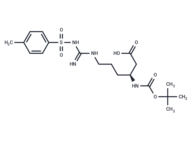 化合物 Boc-β-HoArg(Tos)-OH|T65729|TargetMol