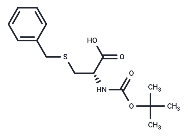 化合物 N-Boc-S-benzyl-D-cysteine|T65543|TargetMol