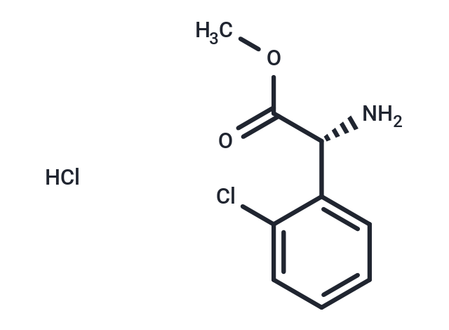 化合物 (R)-Methyl 2-amino-2-(2-chlorophenyl)acetate hydrochloride|T65096|TargetMol