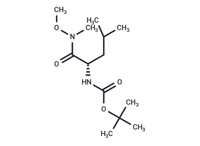 N-Boc-L-leucine N'-Methoxy-N'-MethylaMide|T65043|TargetMol