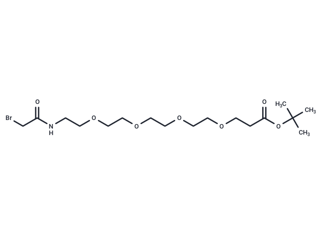 化合物 Bromoacetamido-PEG4-C2-Boc|T14824|TargetMol