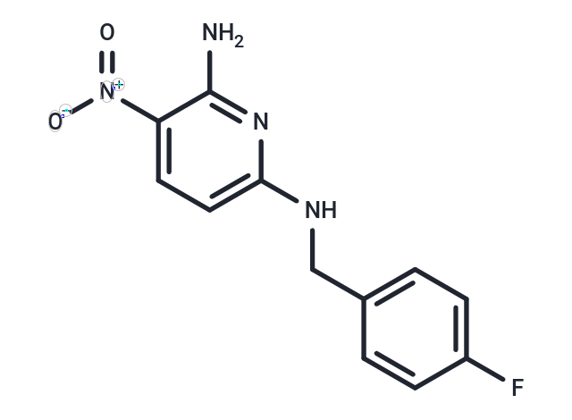 化合物 N2-(4-Fluorobenzyl)-5-nitropyridine-2,6-diamine|T66264|TargetMol