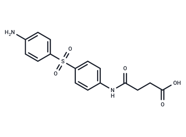 化合物 4-((4-((4-Aminophenyl)sulfonyl)phenyl)amino)-4-oxobutanoic acid|T61175|TargetMol