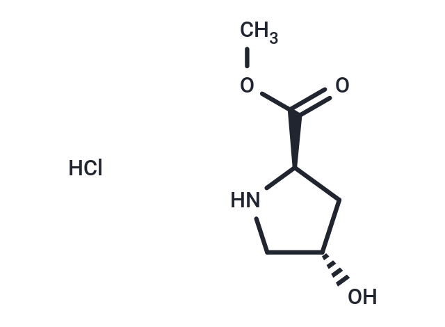 化合物 tans-4-Hydroxy-D-proline methyl ester hydrochloride|T65562|TargetMol