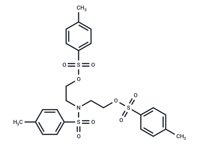 化合物 (Tosylazanediyl)bis(ethane-2,1-diyl) bis(4-methylbenzenesulfonate)|T65339|TargetMol