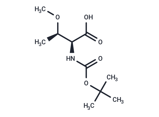 化合物 (2S,3R)-2-((tert-Butoxycarbonyl)amino)-3-methoxybutanoic acid|T65109|TargetMol