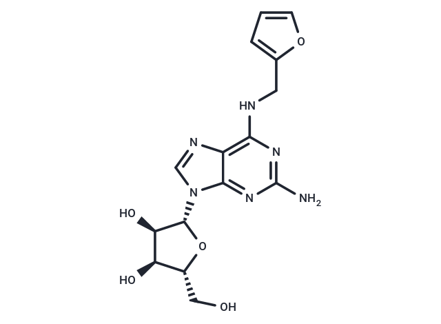 化合物 N-6-Furfurylguanosine|TNU0025|TargetMol