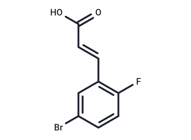 化合物 5-Bromo-2-fluorocinnamic acid|T64992|TargetMol