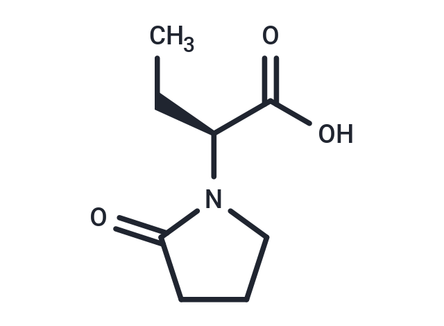 化合物 (S)-2-(2-Oxopyrrolidin-1-yl)butanoic acid|T67078|TargetMol