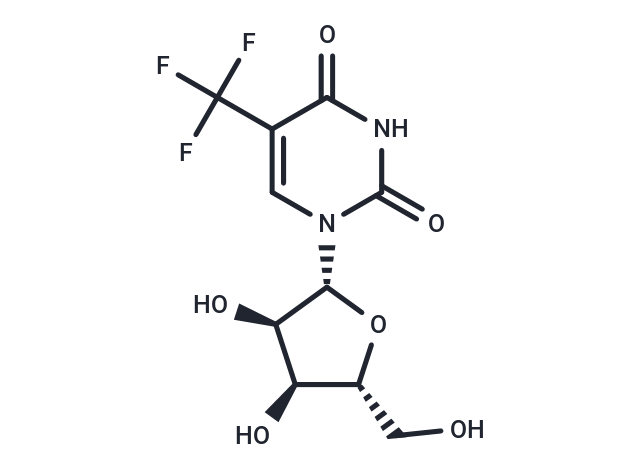 化合物 5-(Trifluoromethyl)uridine|TNU0032|TargetMol