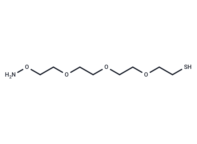 化合物 Aminooxy-PEG3-C2-thiol|T23728|TargetMol