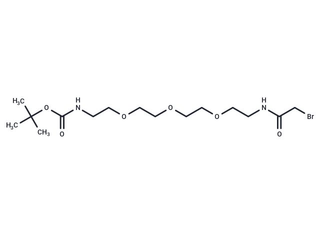 化合物 Bromoacetamido-PEG3-NH-Boc|T14822|TargetMol