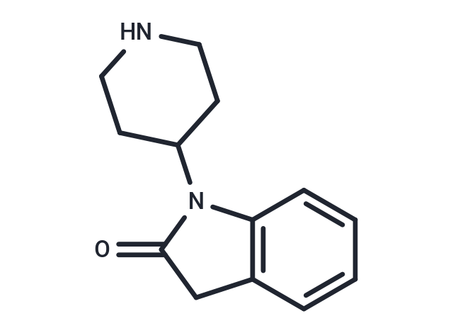 化合物 1,3-Dihydro-1-(piperidin-4-yl)(2H)indol-2-one|T66455|TargetMol