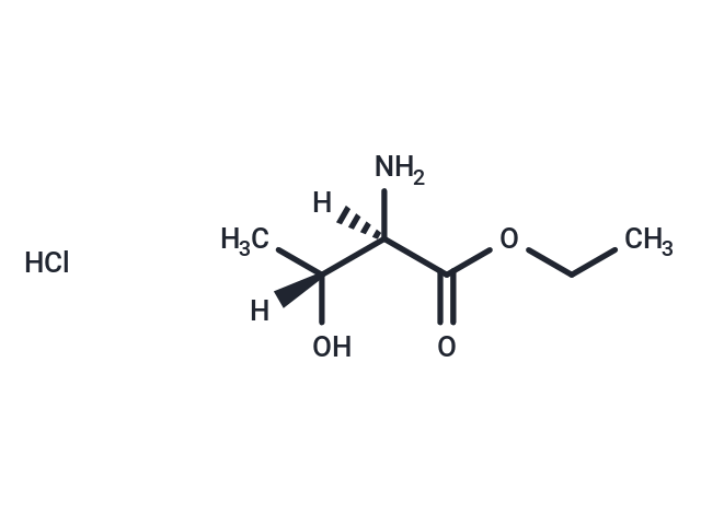 化合物 (2S,3R)-Ethyl 2-amino-3-hydroxybutanoate hydrochloride|T65278|TargetMol