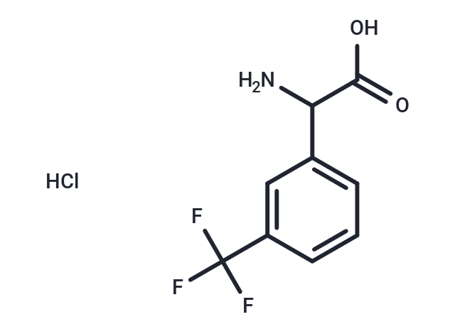 化合物 2-Amino-2-(3-(trifluoromethyl)phenyl)acetic acid hydrochloride|T66501|TargetMol