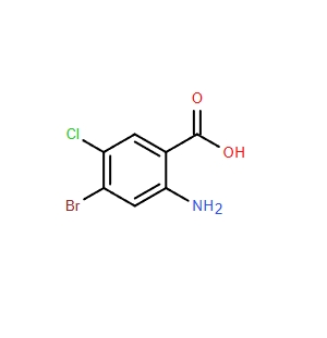 2-氨基-4-溴-5-氯苯甲酸