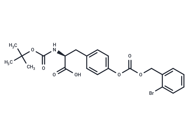 化合物 Boc-Tyr(2-Br-Z)-OH|T67623|TargetMol