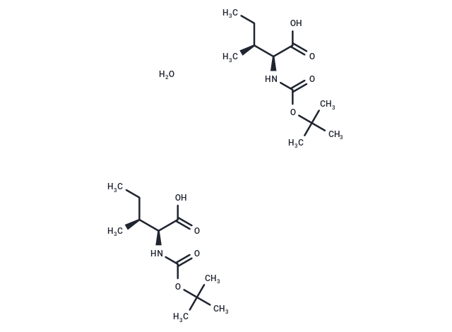 化合物 Boc-L-isoleucine hemihydrate|T66684|TargetMol