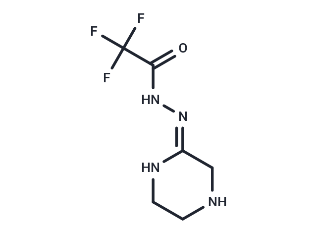 化合物 (Z)-2,2,2-Trifluoro-N'-(piperazin-2-ylidene)acetohydrazide|T66623|TargetMol