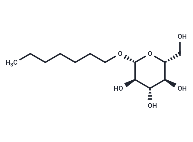 化合物 n-Heptyl β-D-glucopyranoside|T66686|TargetMol