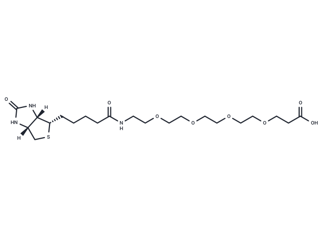 化合物 Biotin-PEG4-acid|T14597|TargetMol