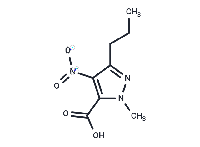 化合物 1-Methyl-4-nitro-3-propyl-1H-pyrazole-5-carboxylic acid|T67141|TargetMol