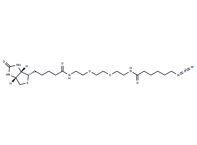 化合物 Biotin-PEG2-C6-azide|T14585|TargetMol