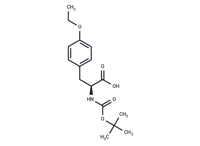 化合物 (S)-2-((tert-Butoxycarbonyl)amino)-3-(4-ethoxyphenyl)propanoic acid|T65592|TargetMol