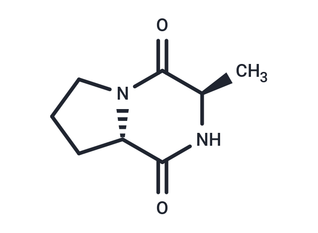 化合物 Cyclo(D-Ala-L-Pro)|T41332|TargetMol