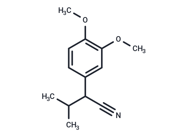 化合物 2-(3,4-Dimethoxyphenyl)-3-methylbutanenitrile|T65858|TargetMol