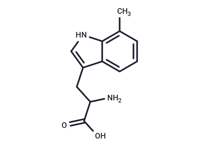 化合物 2-Amino-3-(7-methyl-1H-indol-3-yl)propanoic acid|T64952|TargetMol