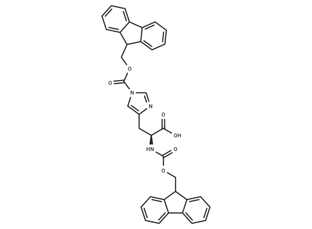 化合物 Fmoc-His(Fmoc)-OH|T66308|TargetMol