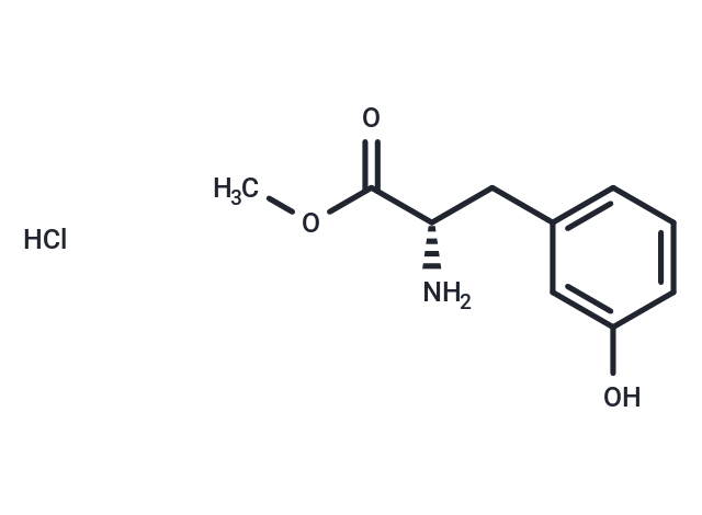 化合物 (S)-Methyl 2-amino-3-(3-hydroxyphenyl)propanoate hydrochloride|T66437|TargetMol