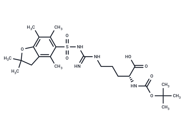 化合物 Boc-D-Arg(Pbf)-OH|T66575|TargetMol