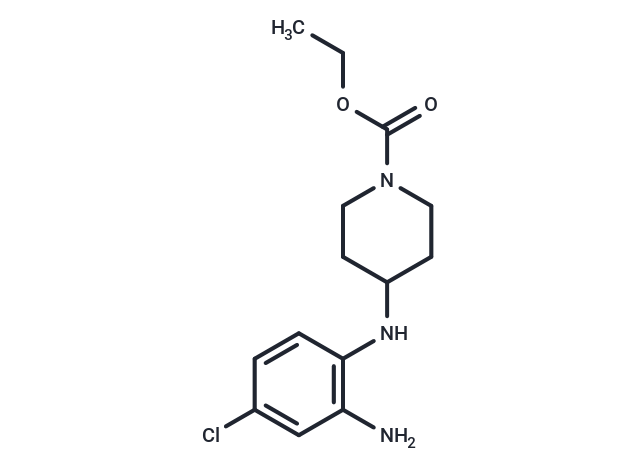 化合物 Ethyl 4-((2-amino-4-chlorophenyl)amino)piperidine-1-carboxylate|T66345|TargetMol