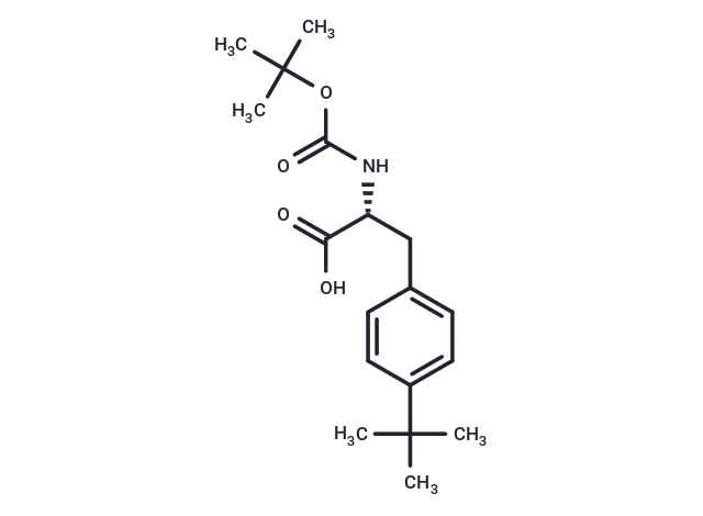 化合物 Boc-4-tert-butyl-D-Phe-OH|T66743|TargetMol