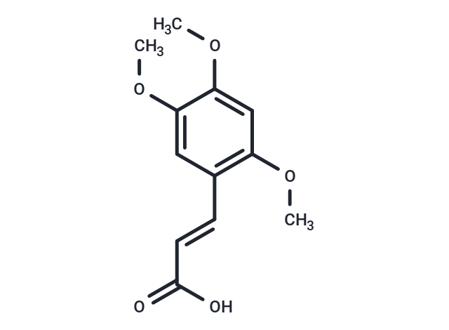 化合物 2,4,5-Trimethoxycinnamic acid|T65318|TargetMol