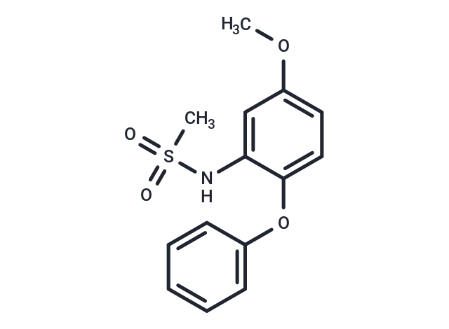 化合物 N-(5-Methoxy-2-phenoxyphenyl)methanesulfonamide|T66232|TargetMol