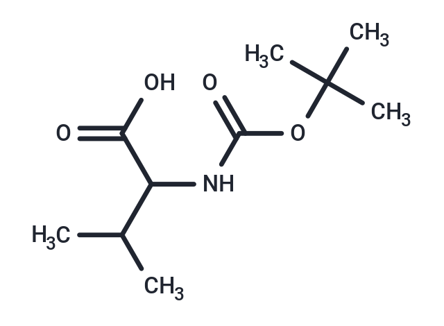 化合物 2-((tert-Butoxycarbonyl)amino)-3-methylbutanoic acid|T66038|TargetMol