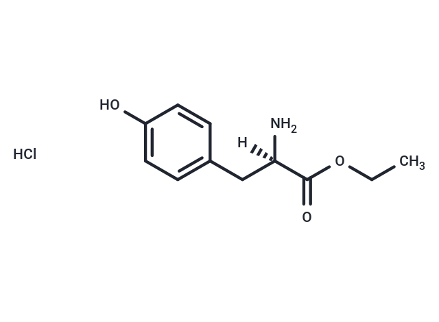 化合物 H-D-Tyr-OEt.HCl|T65871|TargetMol