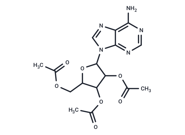 化合物 2’,3’,5’-Tri-O-acetyl adenosine|TNU0640|TargetMol