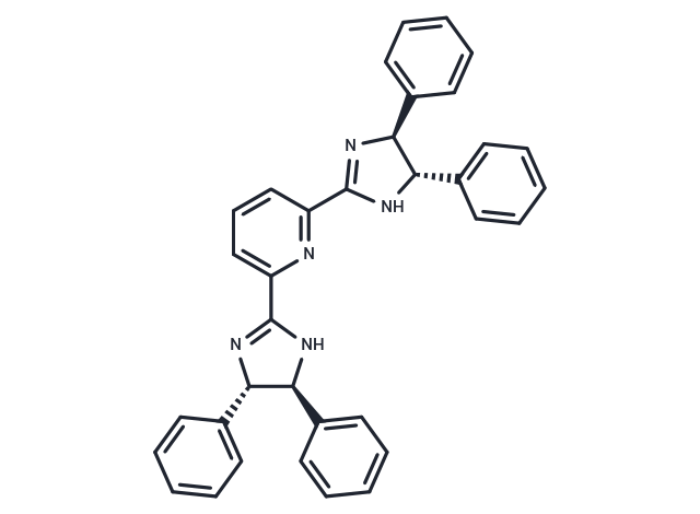 化合物 2,6-Bis((4S,5S)-4,5-diphenyl-4,5-dihydro-1H-imidazol-2-yl)pyridine|T64503|TargetMol