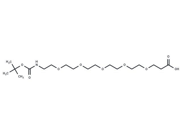 化合物 Boc-NH-PEG5-CH2CH2COOH|T14748|TargetMol