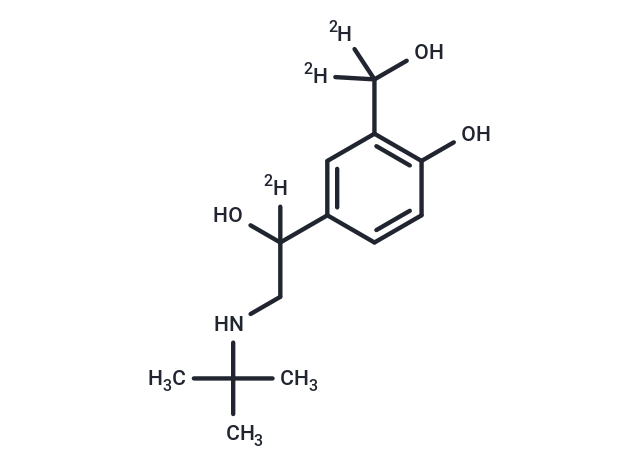 化合物 Salbutamol-d3|TMIH-0512|TargetMol