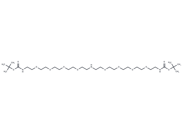 化合物 NH-bis(PEG4-C2-NH-Boc)|T16307|TargetMol