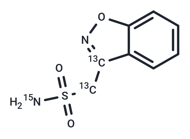 Zonisamide-13C2,15N|T37847|TargetMol