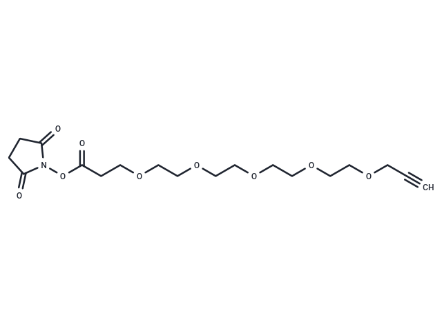 化合物 Propargyl-PEG5-NHS ester|T16621|TargetMol