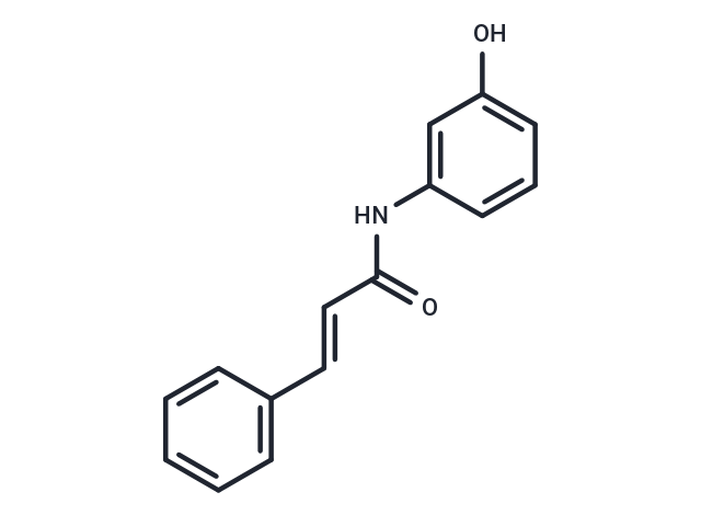 化合物 N-(3-Hydroxyphenyl)cinnamamide|T66588|TargetMol