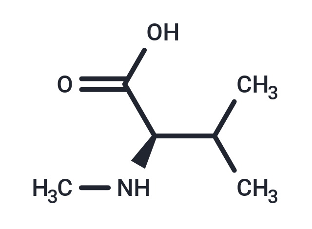 化合物 (R)-3-Methyl-2-(methylamino)butanoic acid|T66504|TargetMol